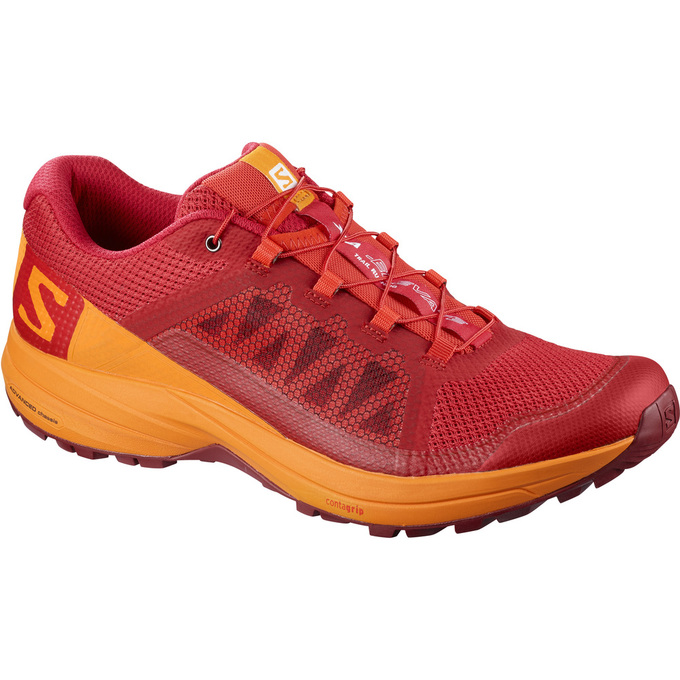 Chaussures De Trail Running Salomon Homme Rouge / Orange - Salomon XA ELEVATE - France (5268-AIOWG)